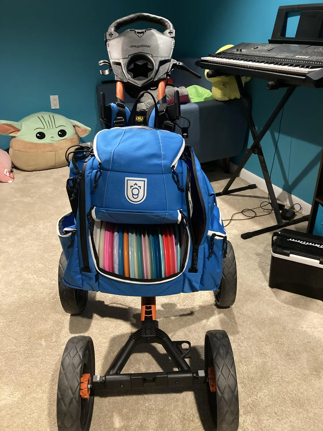 BAG BOY Quad Pro Disc Golf Cart vozík na disc golf