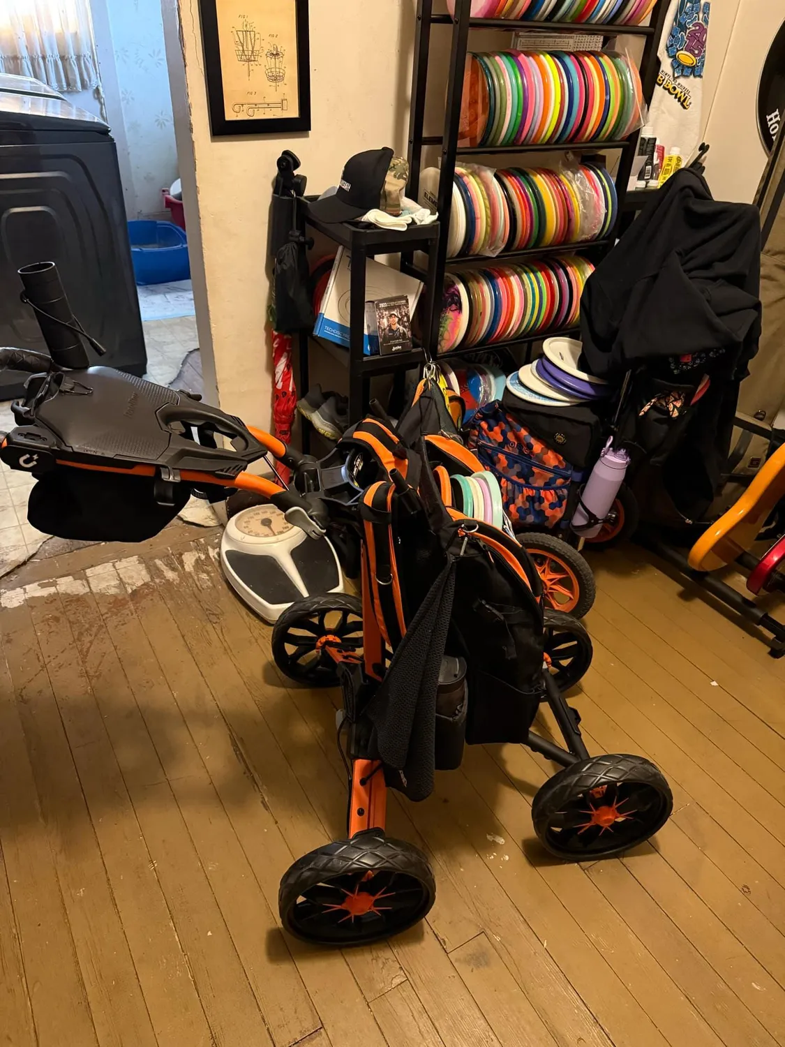 BAG BOY Quad Pro Disc Golf Cart vozík na disc golf