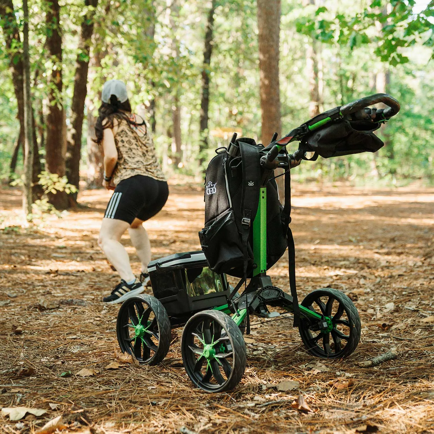 BAG BOY Quad Pro Disc Golf Cart vozík na disc golf