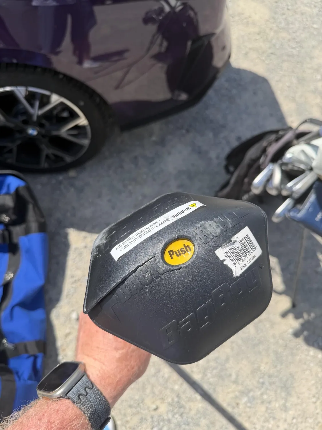 BAG BOY Backbone podpěra cestovního obalu na golfový bag