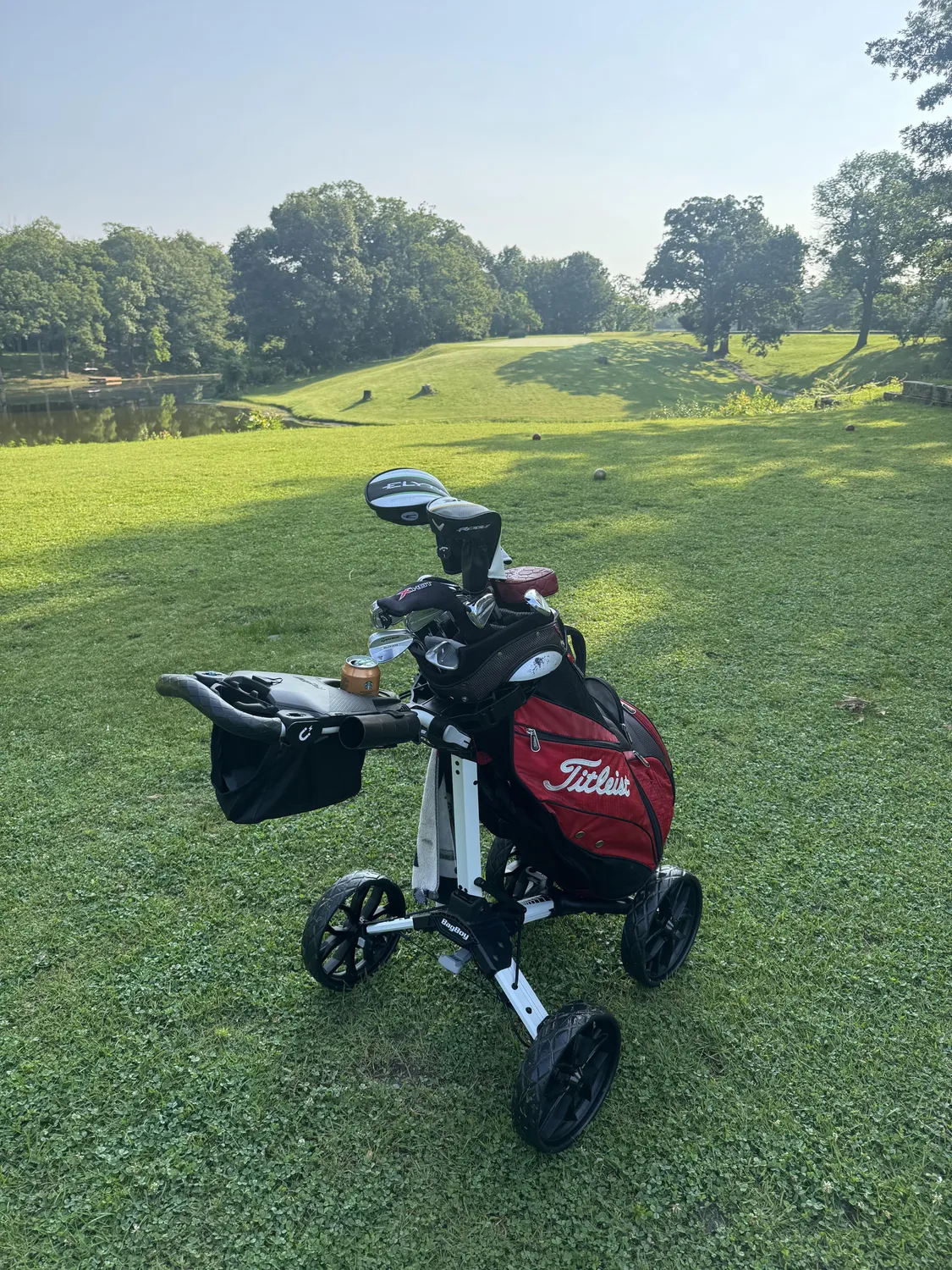 BAG BOY Quad Pro čtyřkolový golfový vozík