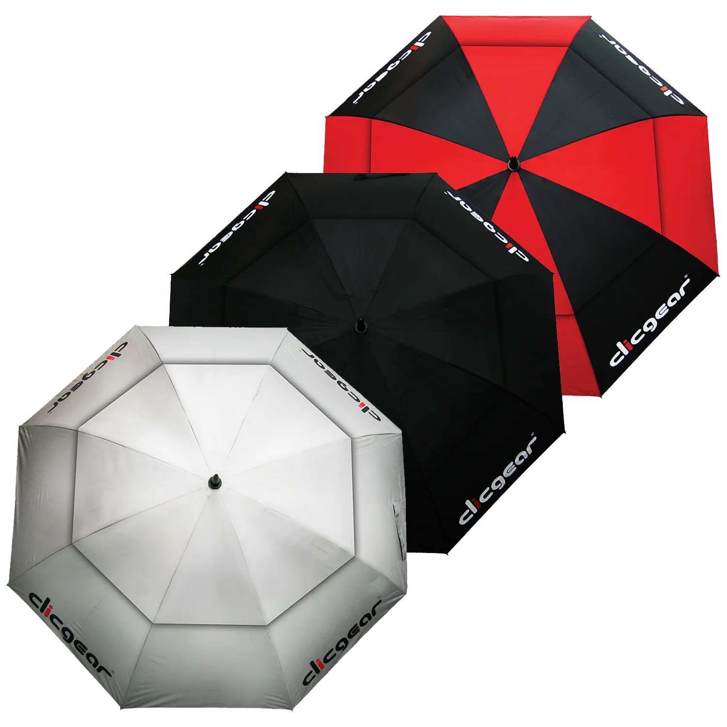 Clicgear deštník golfový 68" s UV ochranou