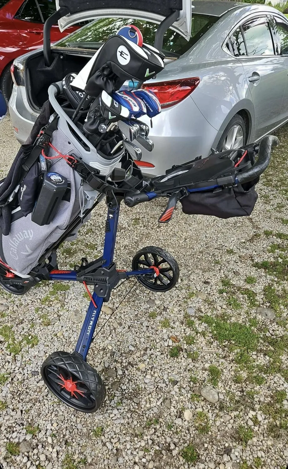 Bag Boy Nitron Bundle sada vozíku s příslušenstvím