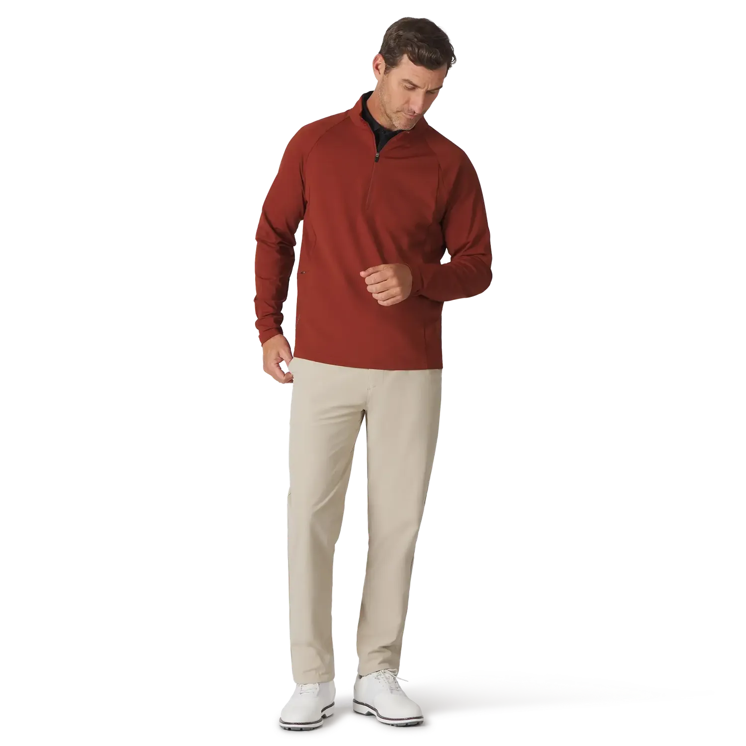 Sun Mountain Tech Quarter-Zip sportovní mikina se zipem pružná