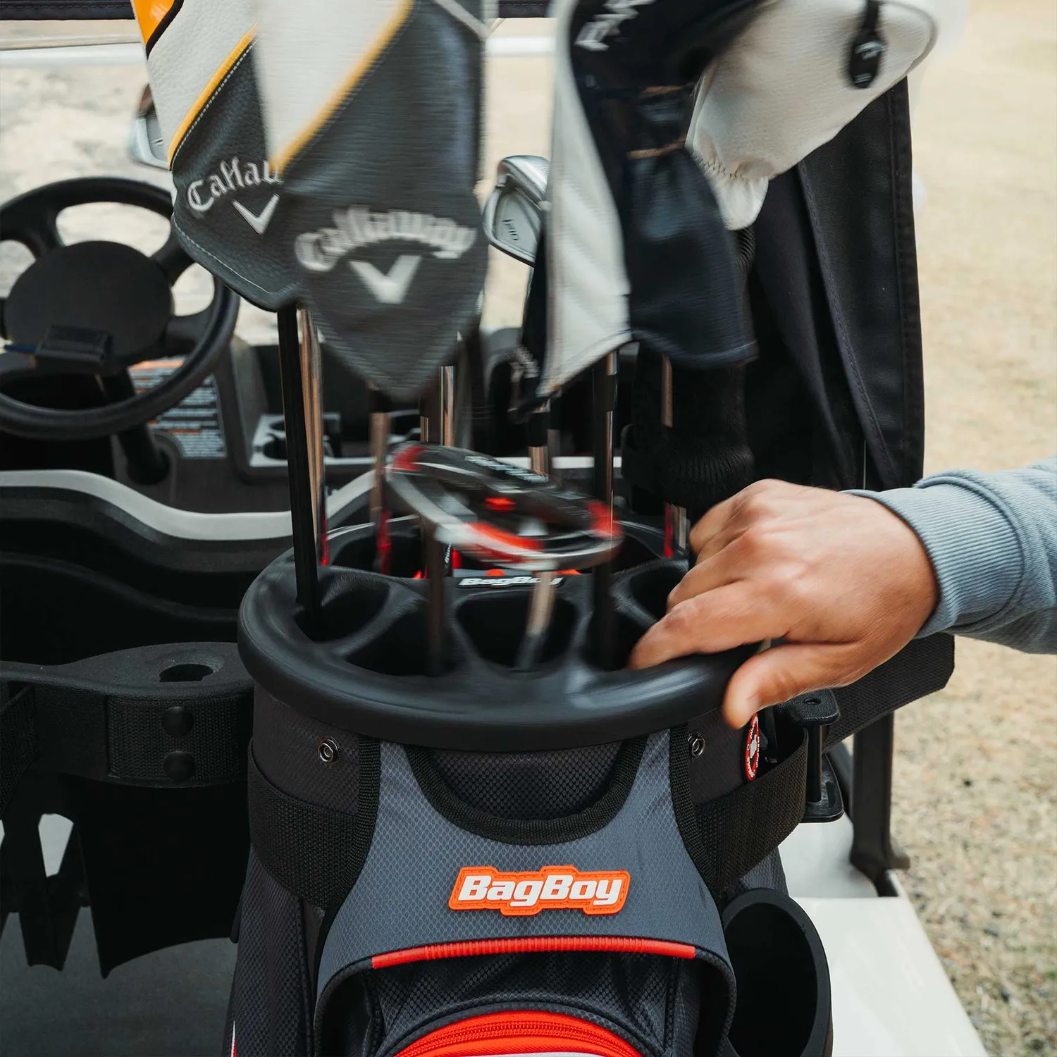 Bag Boy Revolver XP cart bag s otočnou hlavou