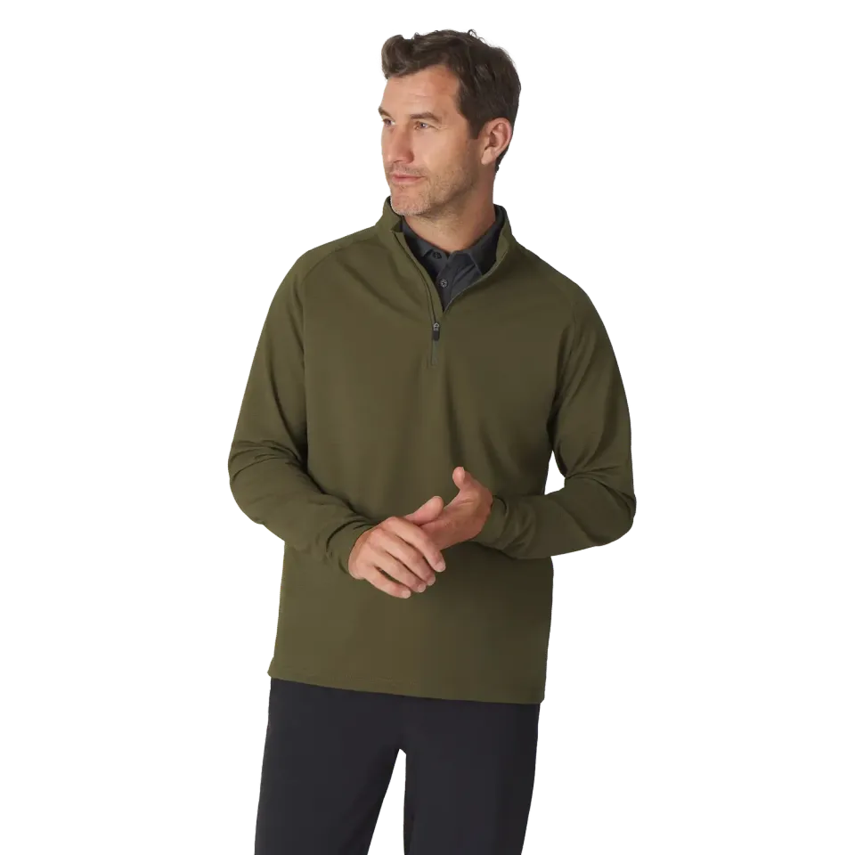 Sun Mountain Motcha Quarter-Zip mikina nylonová na zimu