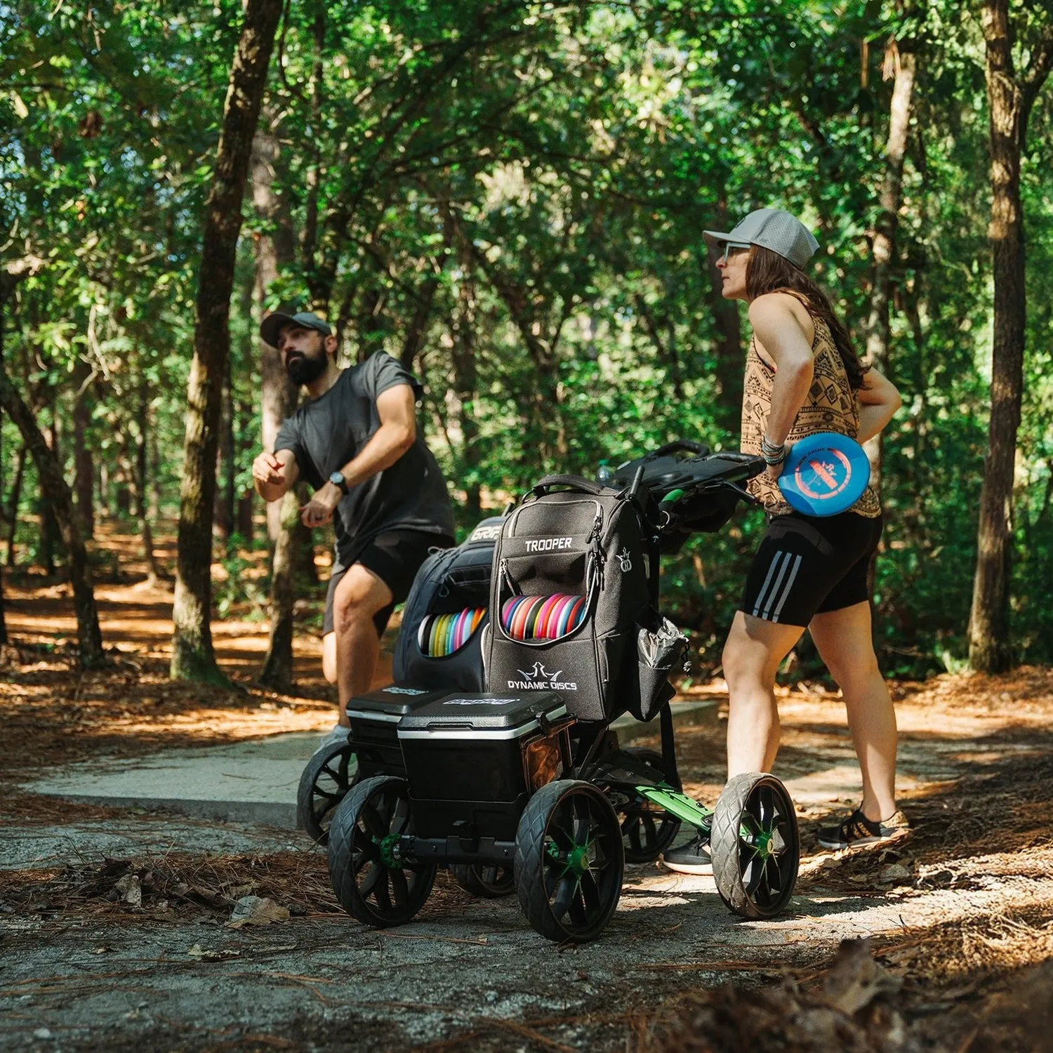 BAG BOY Quad Pro Disc Golf Cart vozík na disc golf