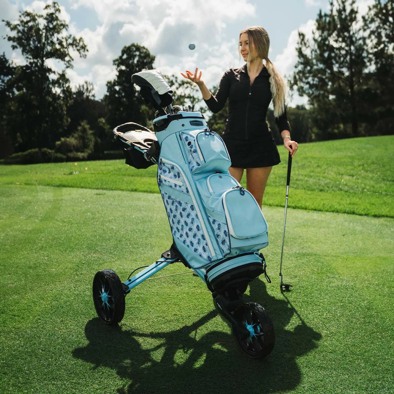 Bag Boy Nitron Auto-Open tříkolový golfový vozík