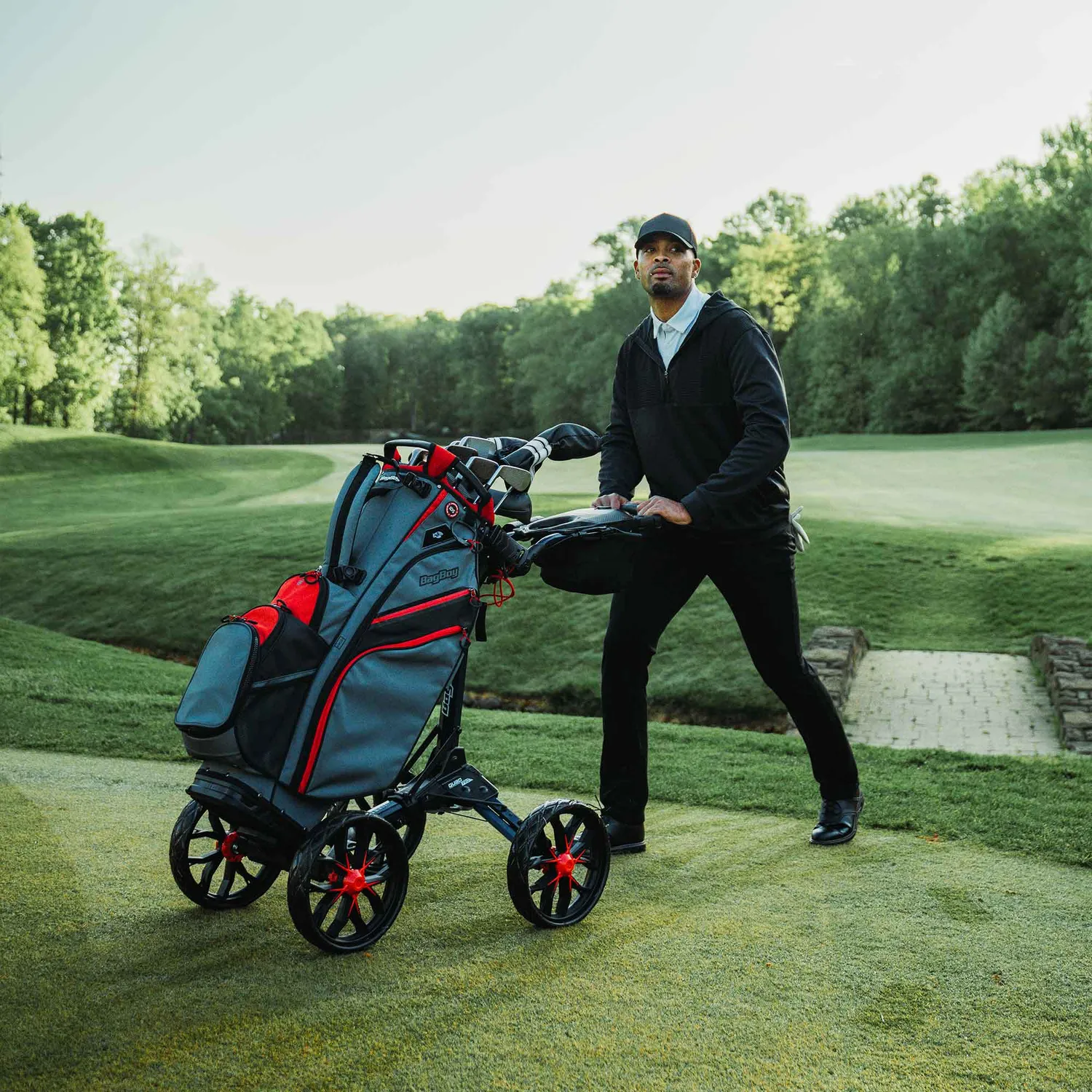 BAG BOY Quad Pro čtyřkolový golfový vozík