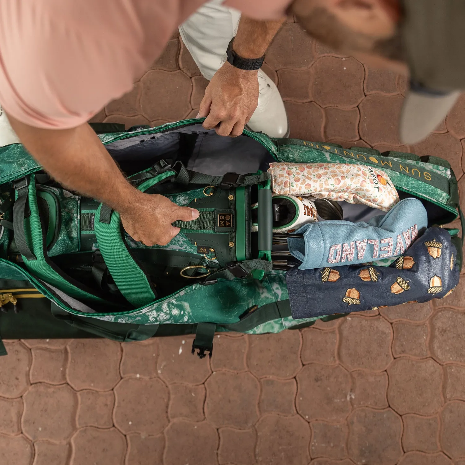 Sun Mountain ClubGlider Meridian cestovní obal Realtree maskáčový