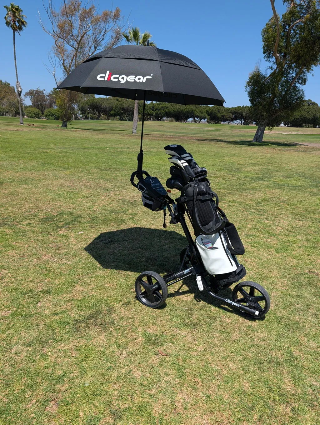 Clicgear deštník golfový 68" s UV ochranou
